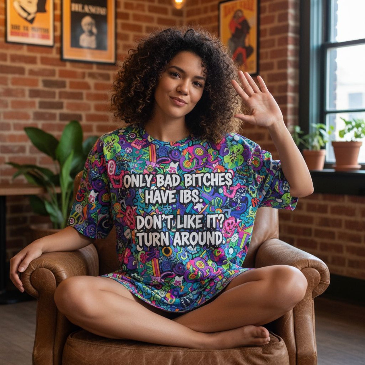 IBS Don't like it turn around - Womans t-shirt